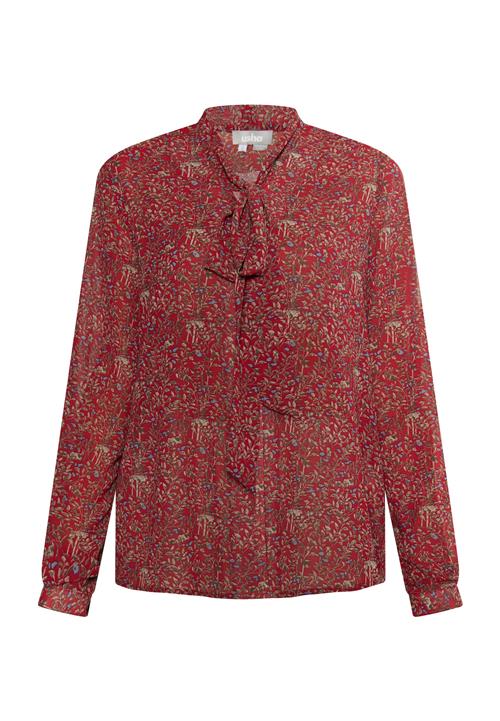 Usha Bluse  blandingsfarvet / rød