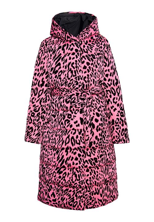 faina Vinterfrakke  pink / sort