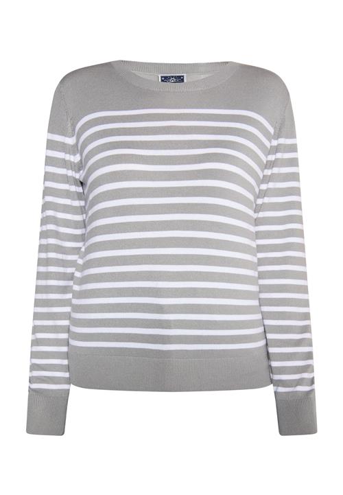 DreiMaster Maritim Pullover  grå / hvid