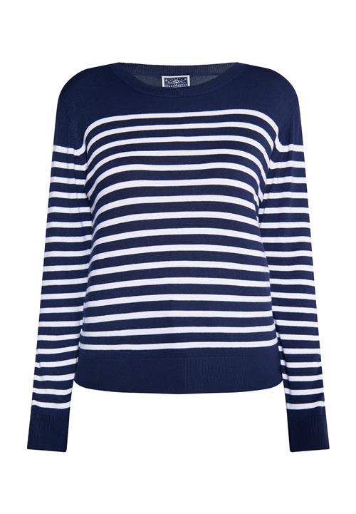 DreiMaster Maritim Pullover  marin / hvid