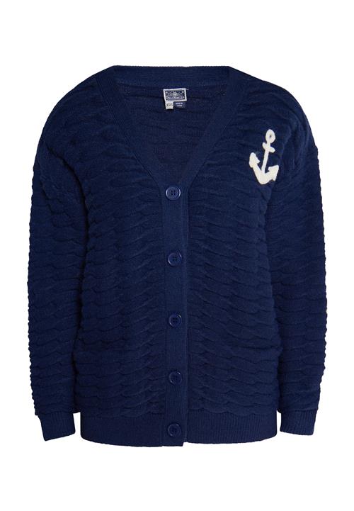 DreiMaster Maritim Cardigan  creme / mørkeblå