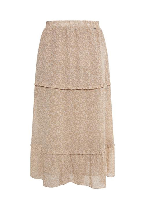 DreiMaster Vintage Nederdel  camel / brokade / cappuccino / guld
