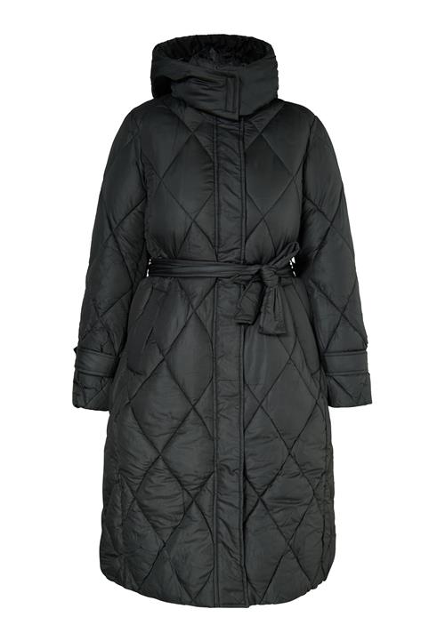 usha BLACK LABEL Vinterfrakke  sort