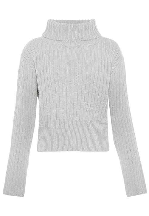 BLONDA Pullover  lysegrå