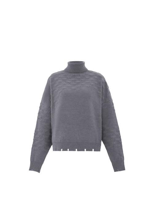 faina Pullover  lysegrå