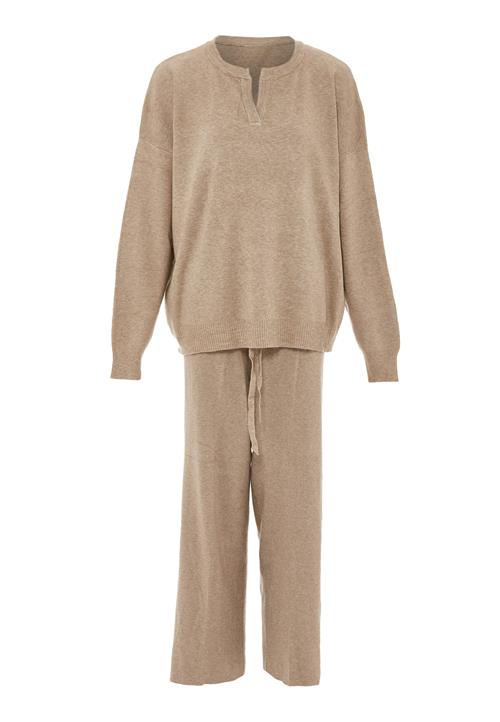 BLONDA Joggingdragt  mørkebeige