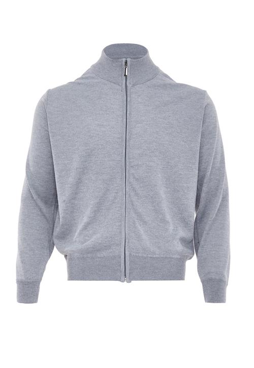 BLONDA Cardigan  røggrå