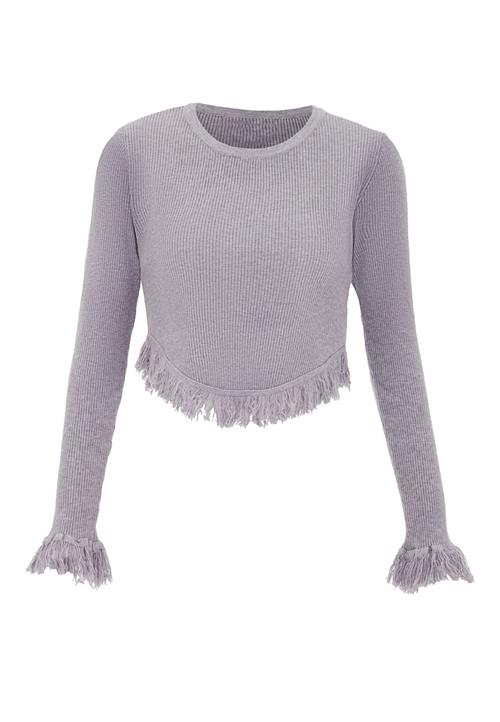 swirly Pullover  grå-meleret