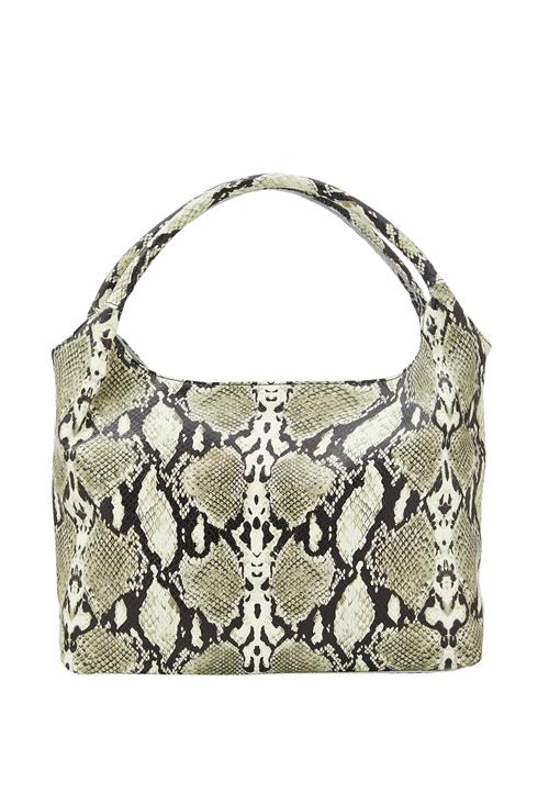 faina Håndtaske  beige / mørkebrun / grøn / khaki