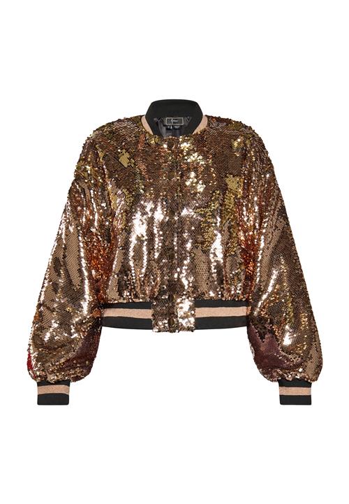 faina Overgangsjakke  guld / sort