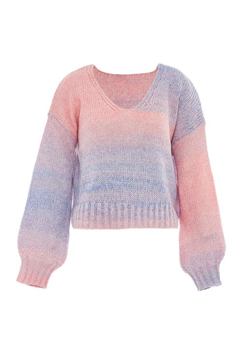 MYMO Pullover  himmelblå / lyserød