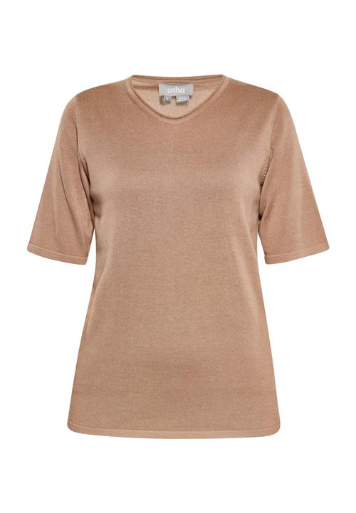 Usha Pullover  brun / lysebrun