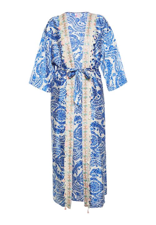 IZIA Kimono  beige / blå / pink / hvid