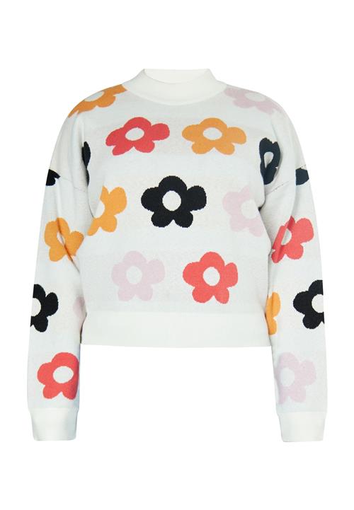 Se swirly Pullover  blandingsfarvet / uldhvid ved About You