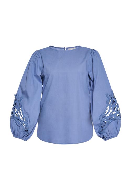 Usha Bluse  dueblå