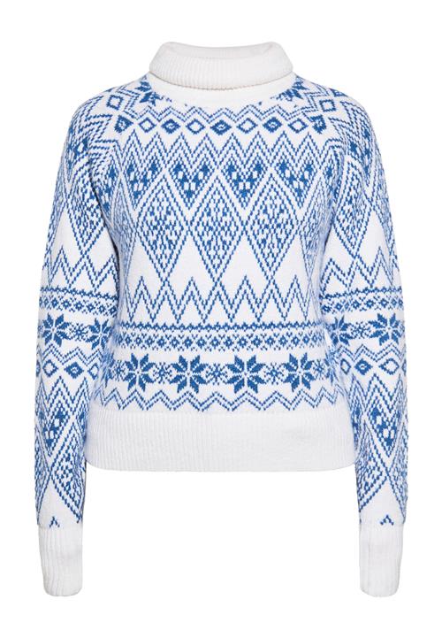 MYMO Pullover  blå / hvid