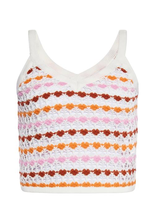 IZIA Sticktop  rustbrun / orange / lyserød / hvid