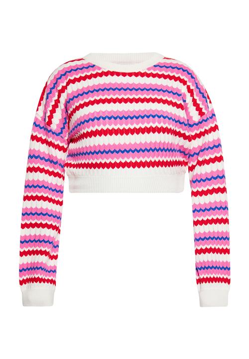 IZIA Pullover  blå / pink / rød / hvid