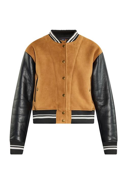 DreiMaster Vintage Overgangsjakke  sepia / sort / hvid