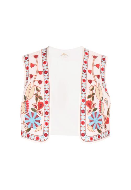 Se usha FESTIVAL Vest  blandingsfarvet / hvid ved About You