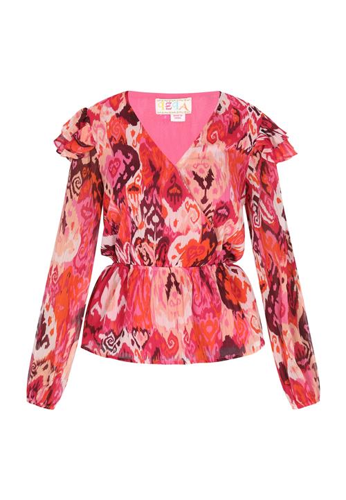 Se IZIA Bluse  orange / pink / magenta / pudder ved About You
