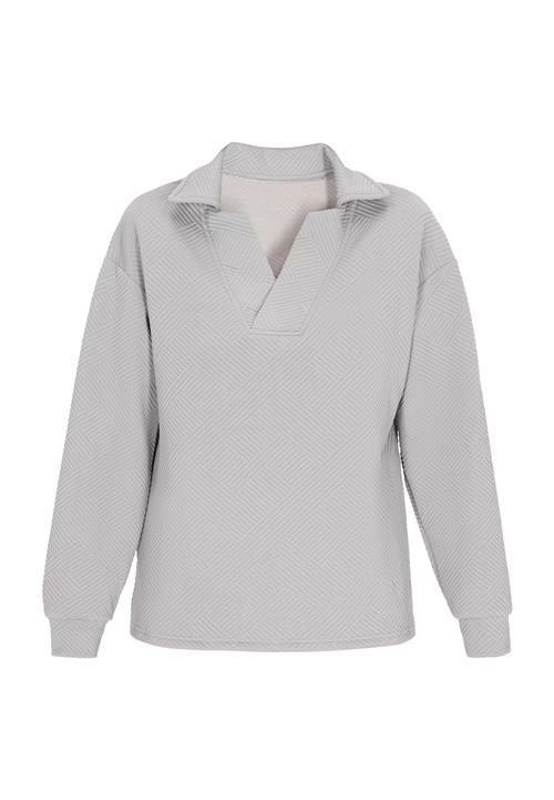 swirly Sweatshirt  grå