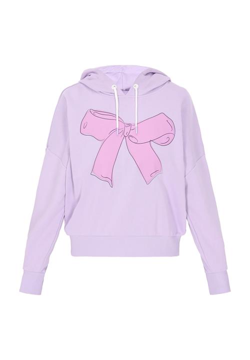 MYMO Sweatshirt 'Back To School'  lilla / mørkelilla / lyserød