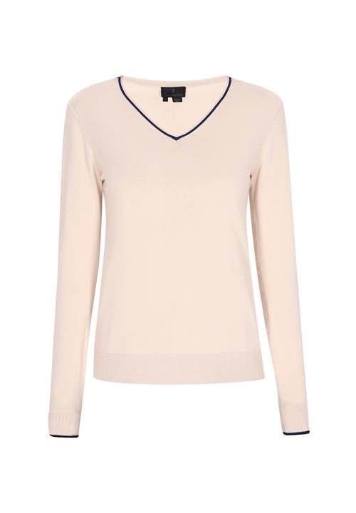 DreiMaster Klassik Pullover  nude / sort