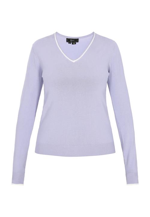 faina Pullover  lyseblå / hvid