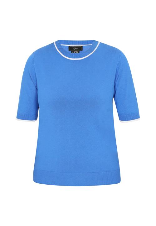 faina Pullover 'Fashion Look'  blå / hvid