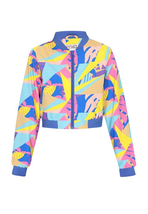 myMo ATHLSR Overgangsjakke  blå / citrongul / koral / pink