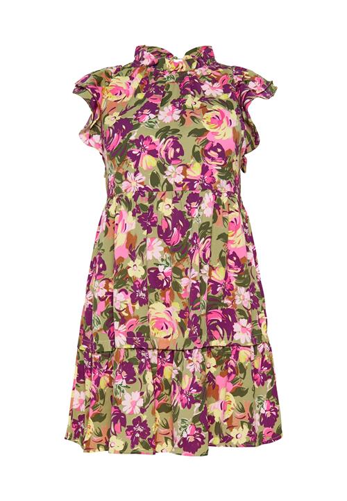 FELIPA Kjole  gul / khaki / lilla / lilla
