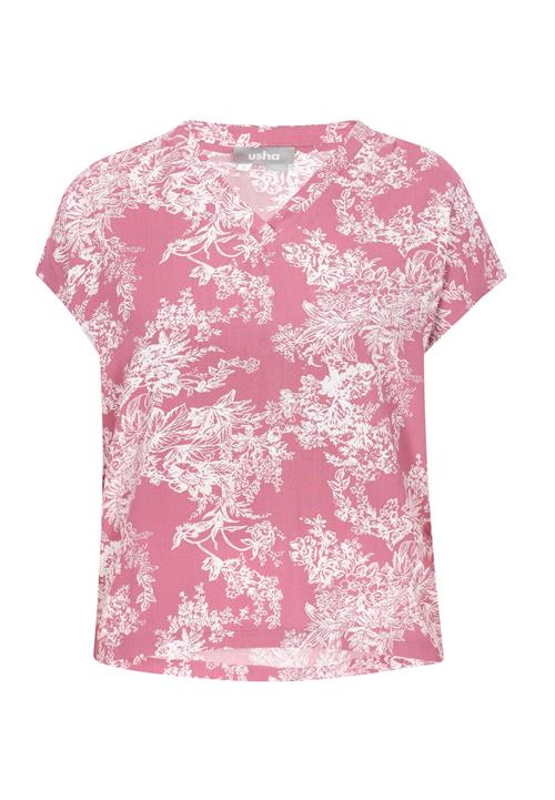 FELIPA Bluse 'Fashion Look'  pink / hvid