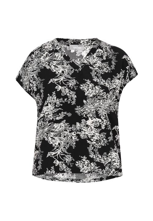 FELIPA Bluse  sort / hvid