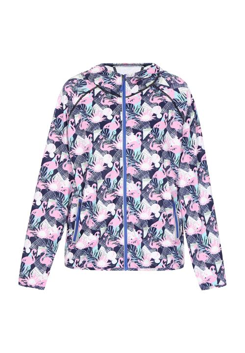 swirly Overgangsjakke  navy / pink / hvid
