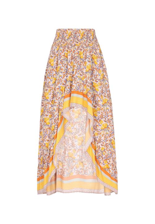 Usha Nederdel 'Fashion Look'  gul / lilla / orange / pastelpink