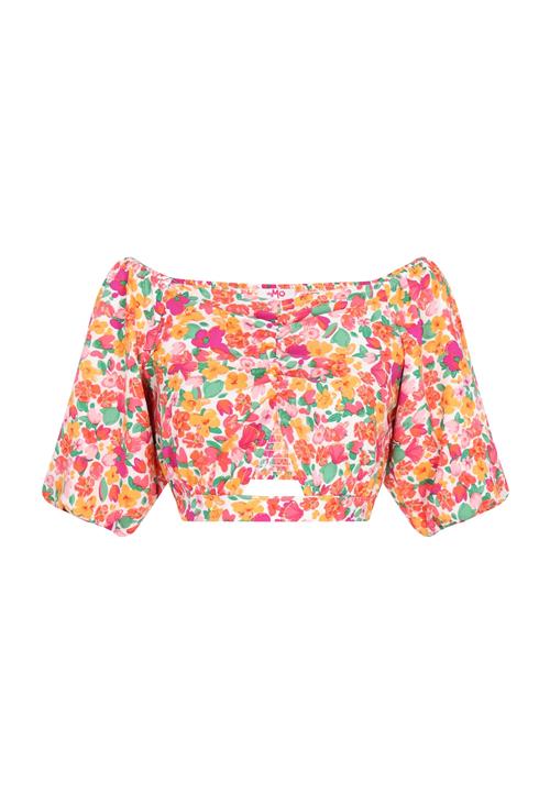 swirly Shirts 'Spring Summer'  gylden gul / siv / fuchsia / lys rød