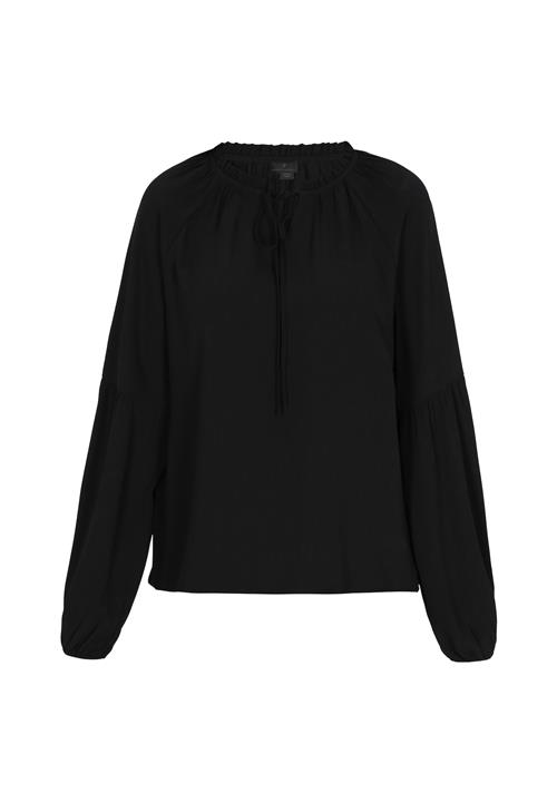 DreiMaster Klassik Bluse  sort