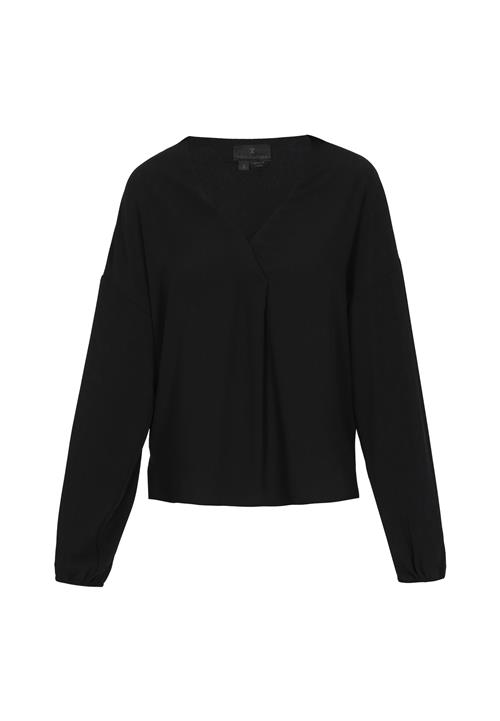 DreiMaster Klassik Bluse  sort