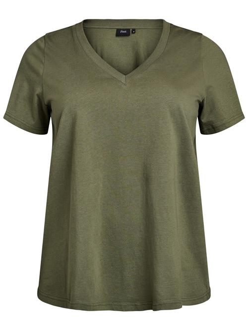 Zizzi Shirts 'Charlin'  oliven