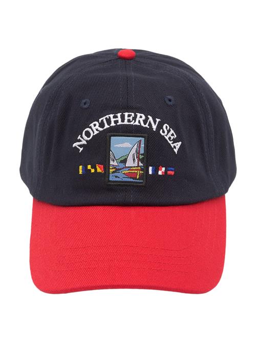 Pull&Bear Hætte 'NORTHERN SEA'  gylden gul / rød / sort / hvid