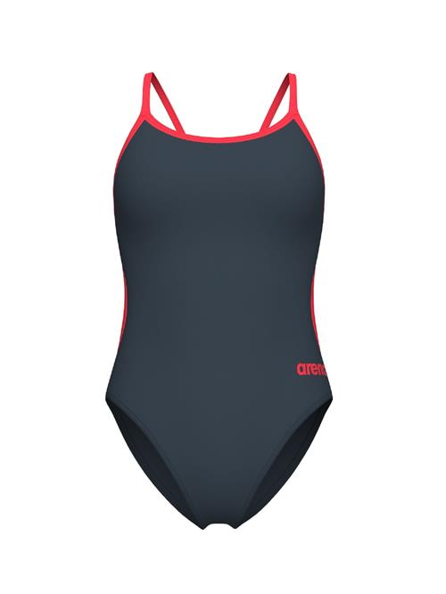 ARENA Badedragt 'Lace Back Solid'  mørkegrå / orange
