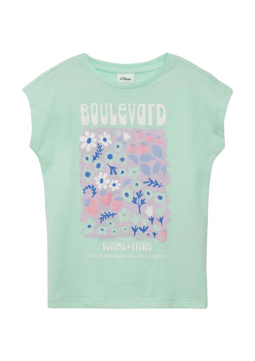 s.Oliver Bluser & t-shirts  blå / mint / lyserød