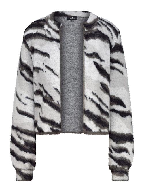 monari Cardigan  lysegrå / sort / hvid