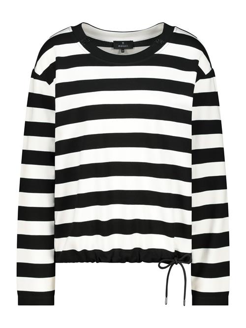 monari Sweatshirt  sort / hvid