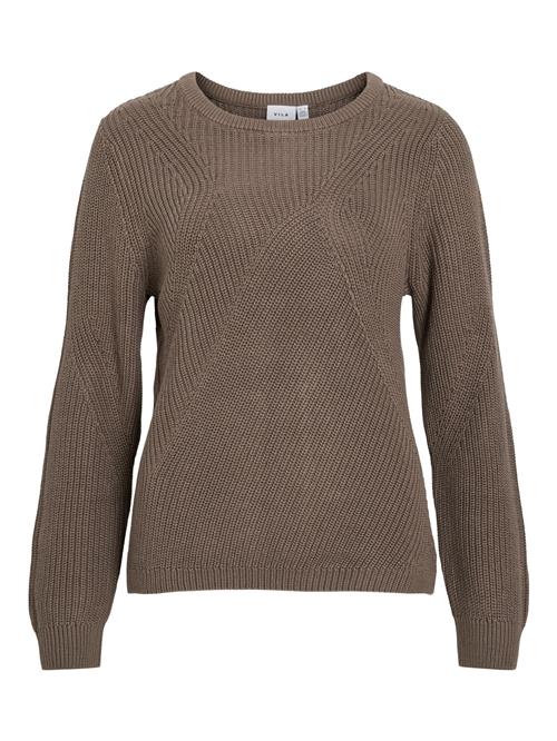 VILA Pullover 'VICHING'  brun