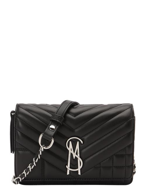 STEVE MADDEN Skuldertaske 'Bvoler-Q'  sort / sølv