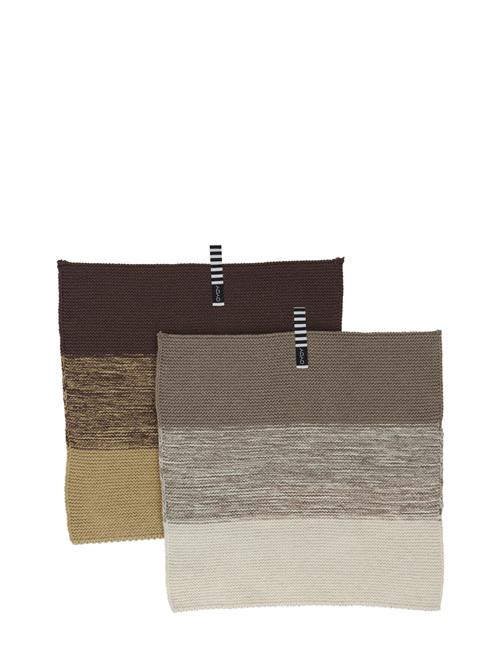 Niji Dish Cloth - Pack Of 2 OYOY Living Design Brown