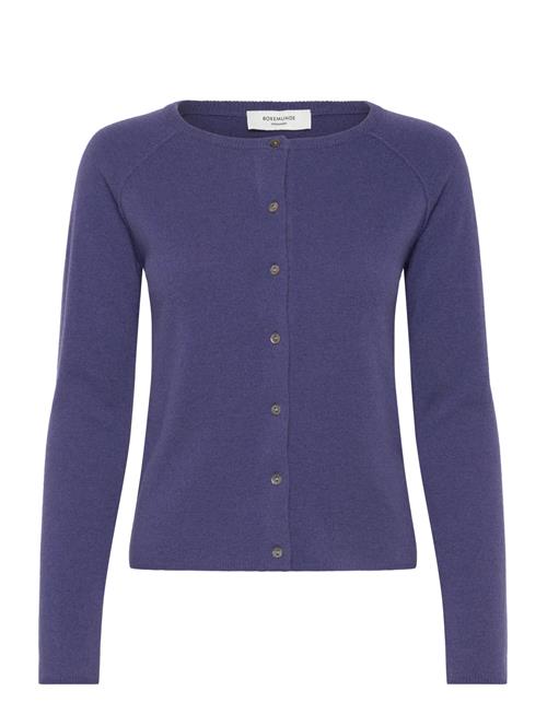 Rwlaica Cashmere Ls O-Neck Raglan C Rosemunde Purple
