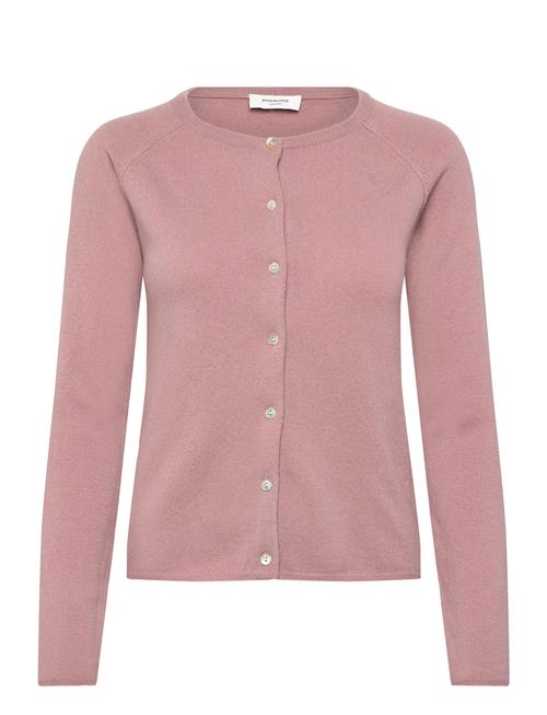 Rwlaica Cashmere Ls O-Neck Raglan C Rosemunde Pink